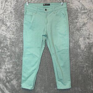 Levis Women Classic Preppy Turquoise Mid Rise Stretch Ankle Skinny Denim Jean 12